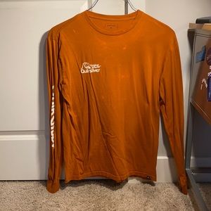 Quicksilver Orange Long Sleeve T-Shirt